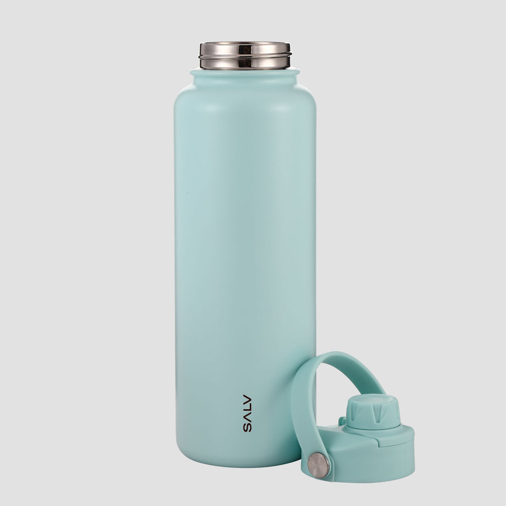 Salv Sky Blue Insulated Water Bottle – 40 oz