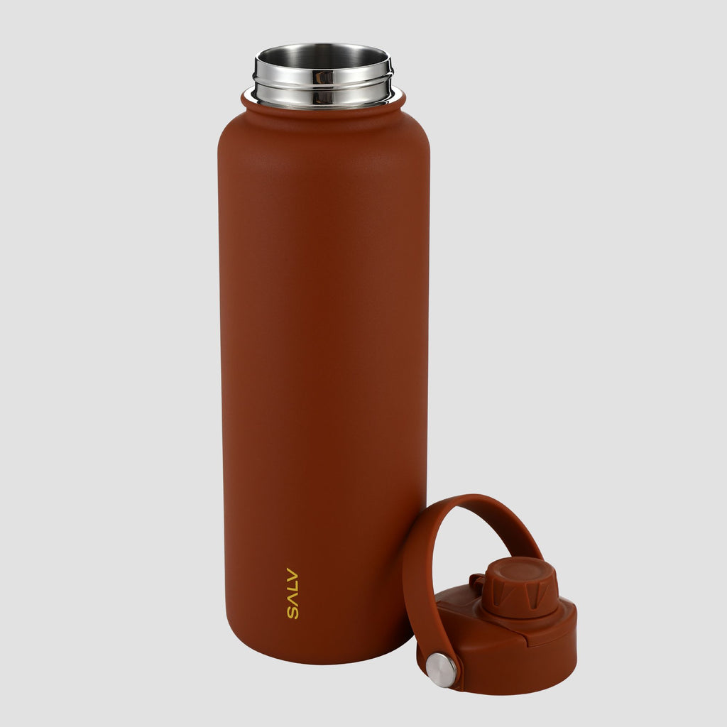 Salv Brown Insulated Water Bottle – 40 oz