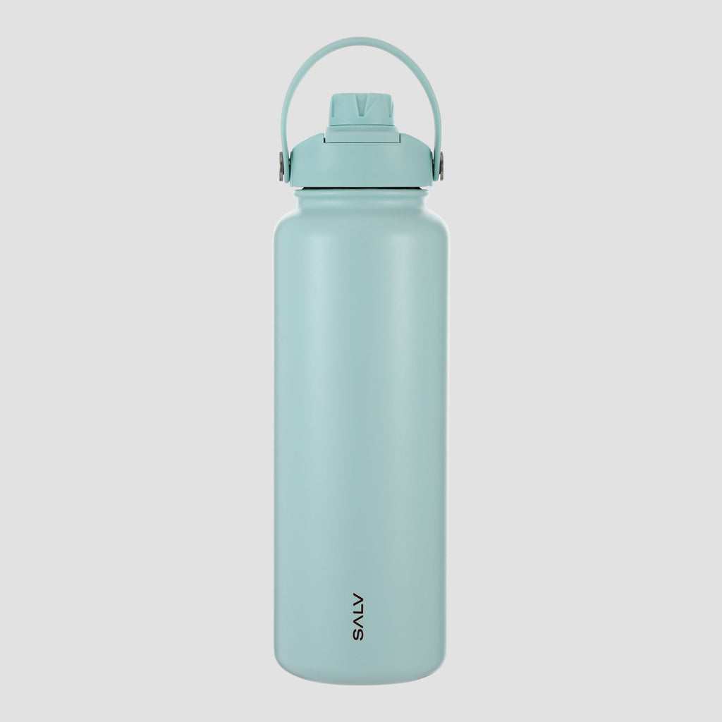 Salv Sky Blue Insulated Water Bottle – 40 oz